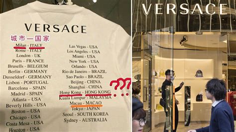 versace shirt controversy|Versace apologises after T.